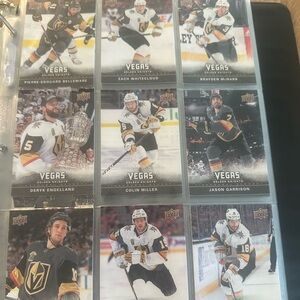VGK Trading cards with binder.